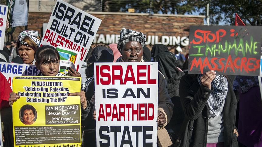 Outrage as S. African opposition leader visits Israel