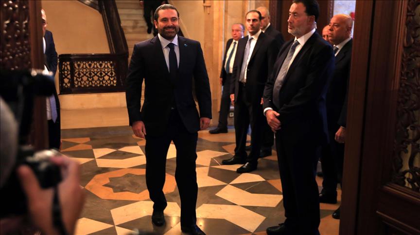 Lebanese PM Hariri receives Hamas delegation