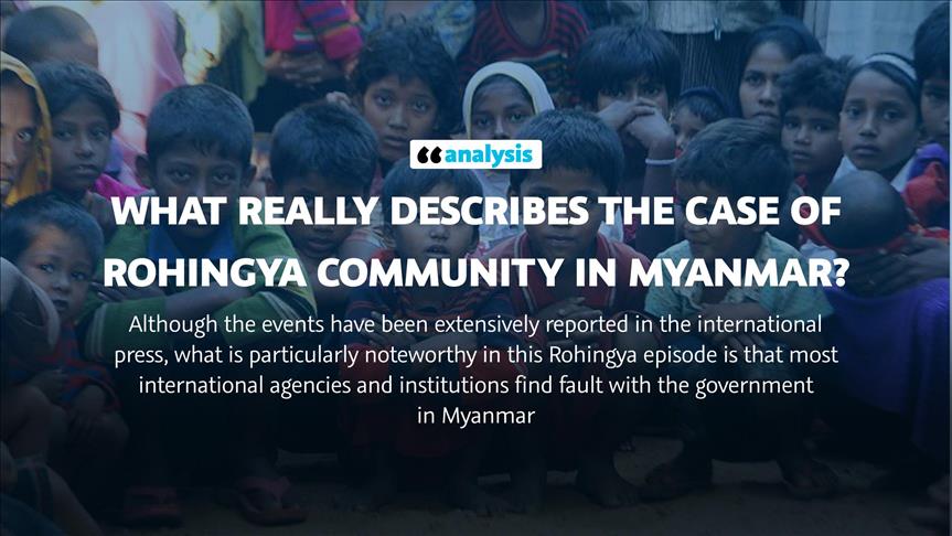 What really describes the case of Rohingya community in Myanmar?