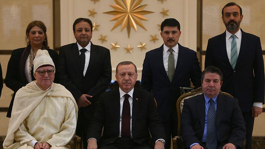 Cumhurbaşkanı Erdoğan Fas'ın Ankara Büyükelçisi Alem'i kabul etti