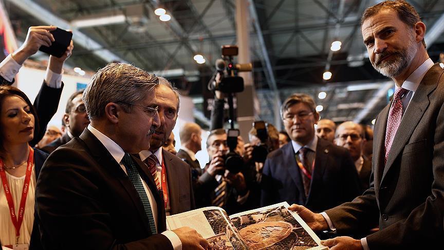 Spanish monarch backs Turkish tourism at Madrid expo
