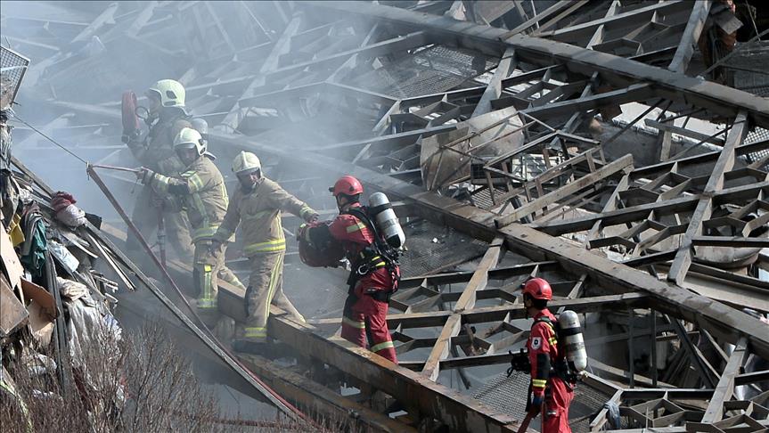 شهردار تهران تعداد جان باختگان ساختمان پلاسکو را 20 نفر اعلام کرد