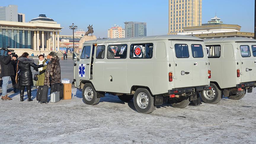TİKA'dan Moğolistan'a acil müdahale aracı hibesi