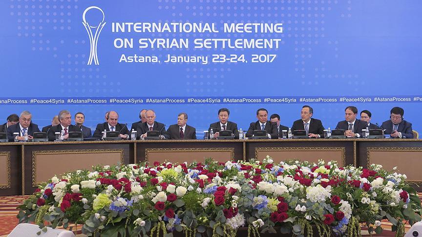 Astana'daki Suriye görüşmelerinin ilk günü sona erdi