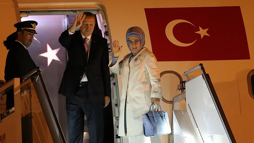 Cumhurbaşkanı Erdoğan Mozambik'e gitti