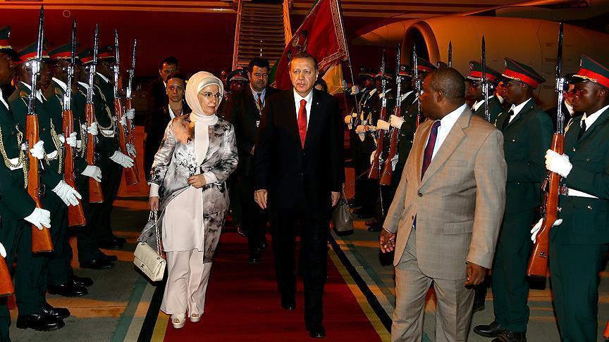 Президент Турции прибыл в Мозамбик