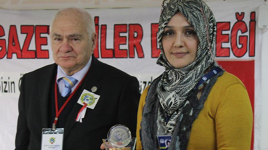 Dünya Gazeteciler Derneğinden AA'ya ödül