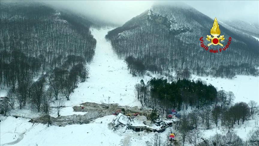 Italy avalanche death toll rises to 29