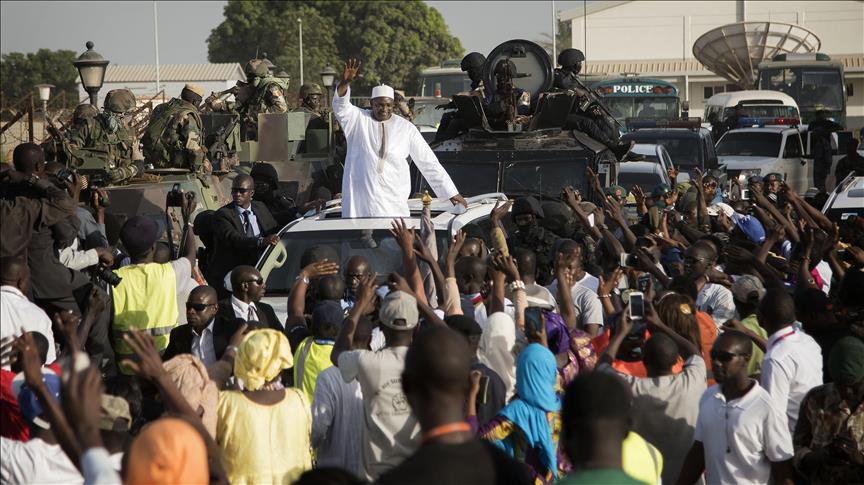 New president arrives in Gambia  