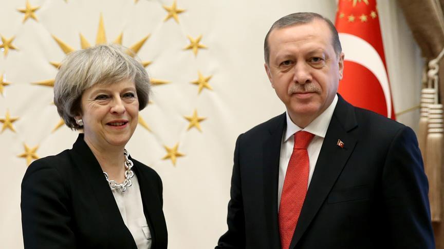 Turkish president, British PM discuss Syria, Iraq