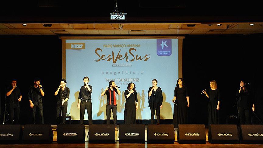 Barış Manço 'a capella' şarkılarla anıldı 