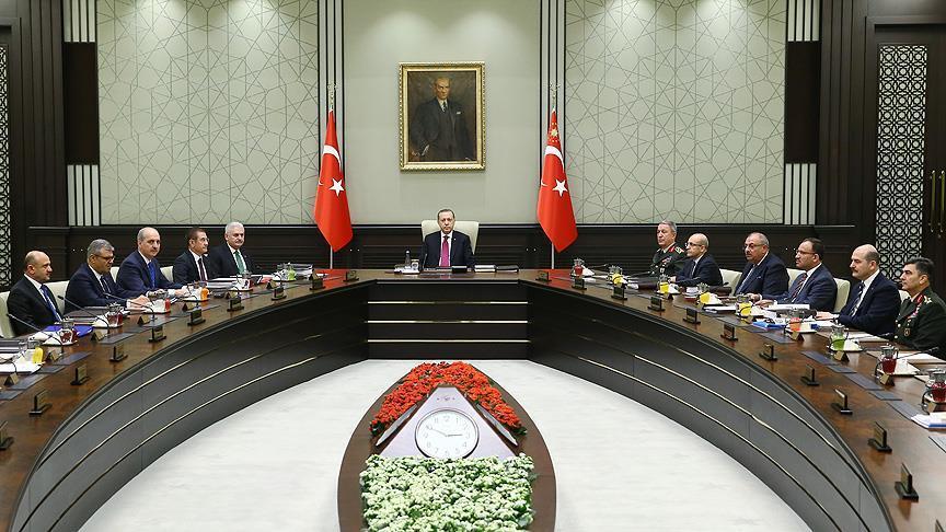 نخستین نشست شورای امنیت ملی ترکیه در سال جدید