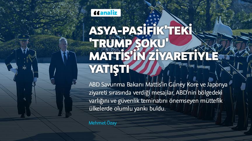 Asya-Pasifik'teki 'Trump şoku' Mattis'in ziyaretiyle yatıştı