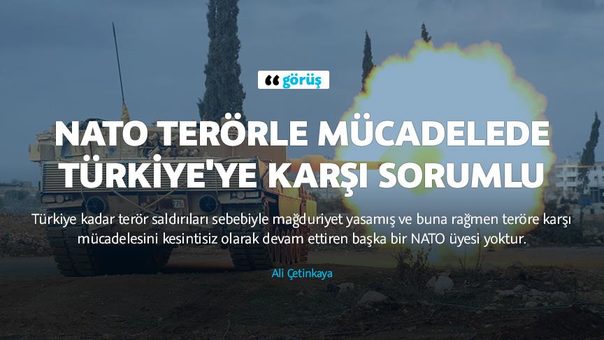 NATO terörle mücadelede Türkiye'ye karşı hukuken ve ahlaken sorumlu