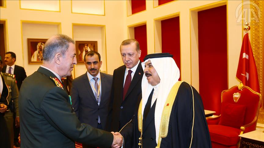 رئيس الأركان التركي يزور البحرين لبحث التعاون العسكري