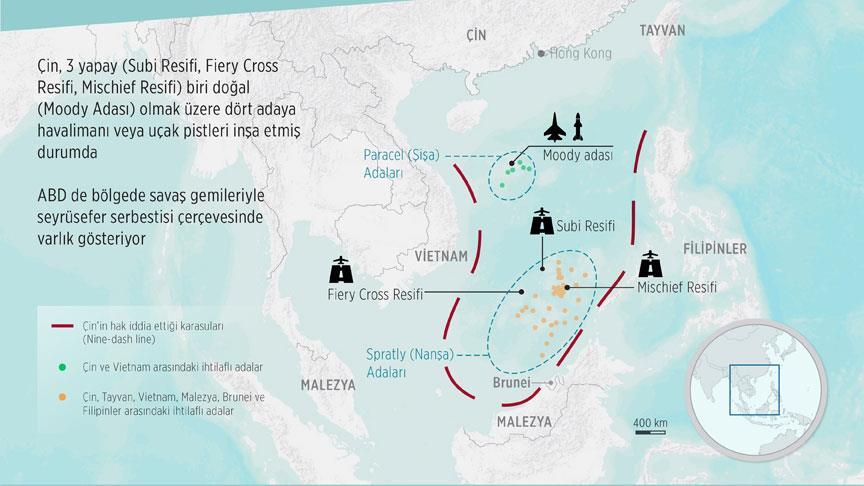 Güney Çin Denizi'nde gerilim tırmanıyor