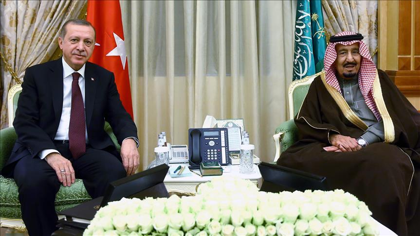 President Erdogan receives formal reception in Riyadh
