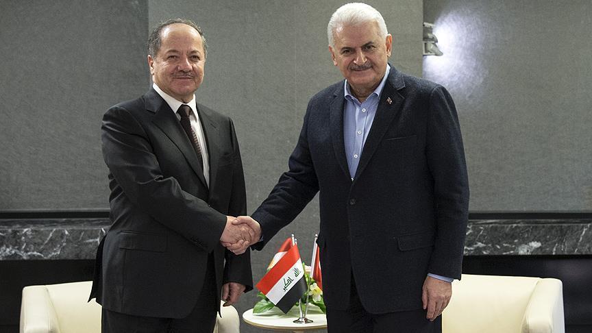 Turkish PM meets Iraqi regional government president