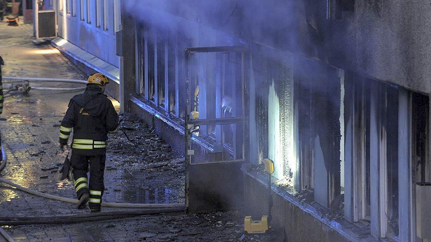Arson attack on Islamic center in Sweden