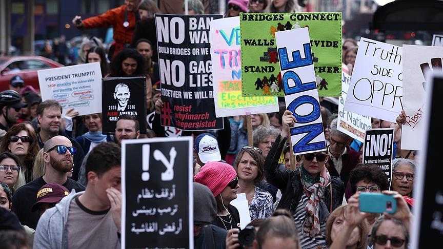 Americans rally against Trump on President’s Day