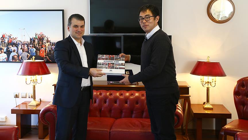 Japon haber ajansı Kyodo'dan AA'ya ziyaret