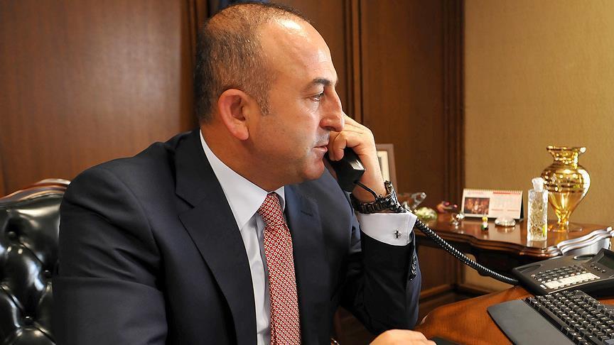 گفتگوی تلفنی وزرای امورخارجه ترکیه و آذربایجان 