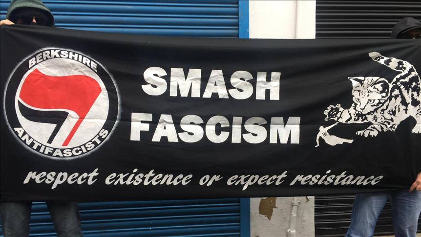 London: Alleged far-right art gallery protested