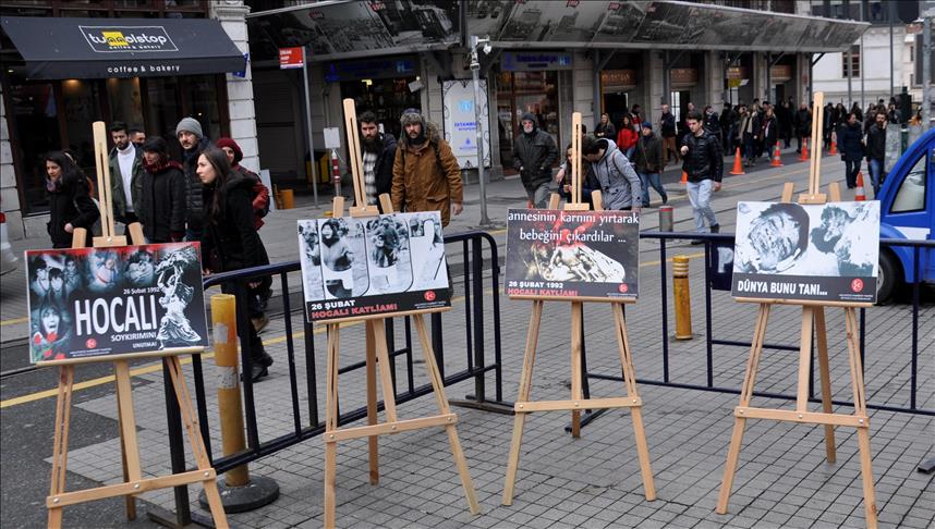 В Стамбуле проходит фотовыставка на тему геноцида в Ходжалы