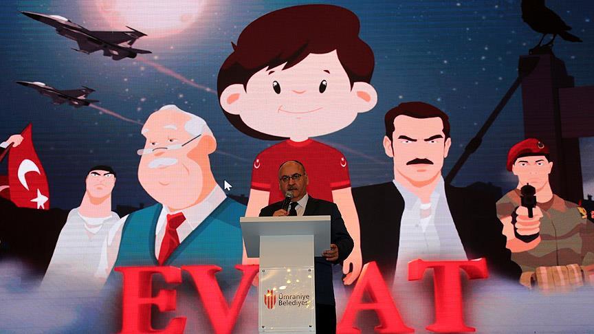 15 Temmuz çocuklara çizgi filmle anlatılacak 