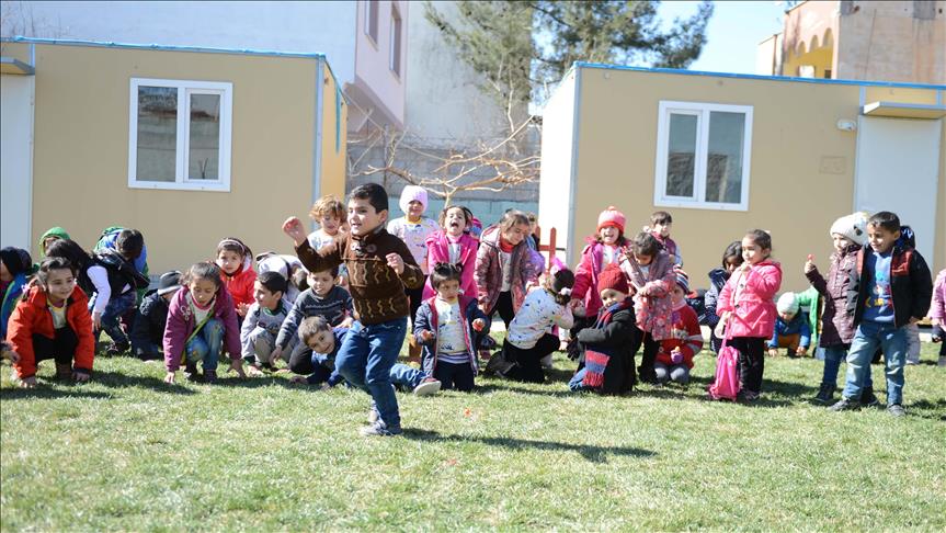 Turkish aid agency opens preschool for Syrian orphans