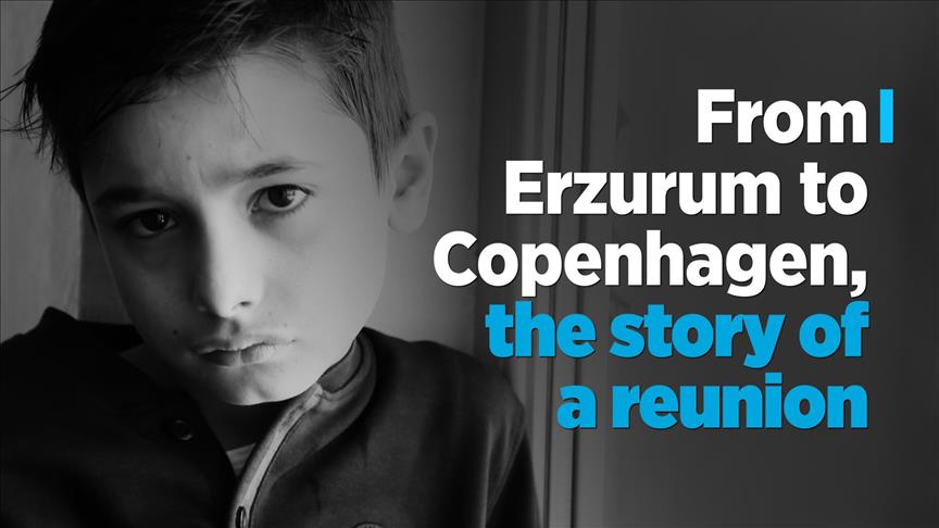 Afghan boy reunited with family in Denmark