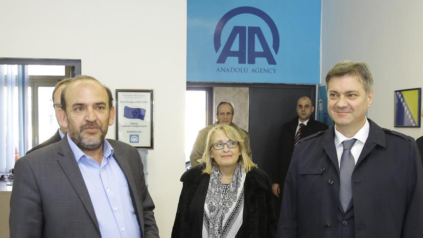 Bosna Hersek Bakanlar Konseyi Başkanı Zvizdic'ten AA'ya ziyaret