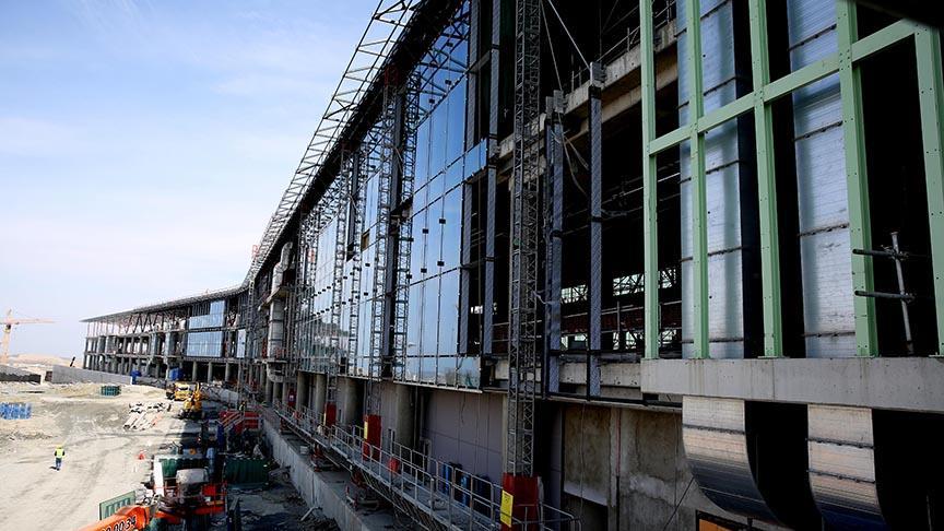 'Üçüncü Havalimanının terminalinin kaba inşaatı bitmek üzere'