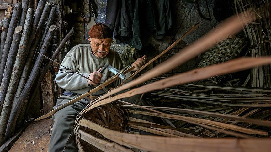 Küfe örmeyle geçen bir ömür