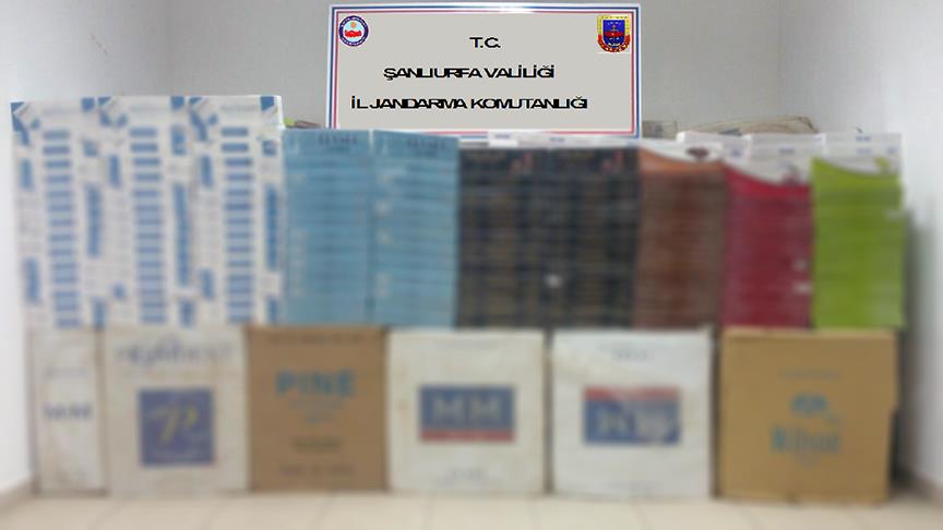 Ahırda 45 bin 500 paket kaçak sigara ele geçirildi