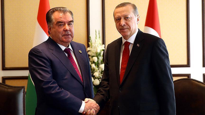 پیام تبریک نوروزی رئیس جمهوری تاجیکستان به اردوغان 