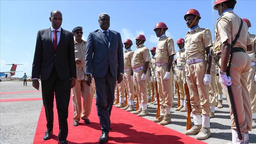 New African Union chief visits Somalia