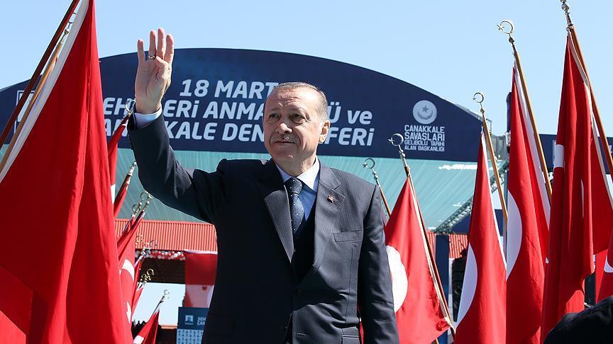 Canakkale bridge opens new era for martyrs: Erdogan  