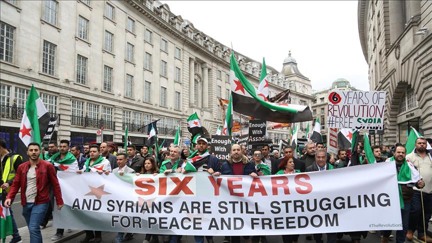 London: Nekoliko stotina demonstranata zahtijevalo okončanje rata u Siriji