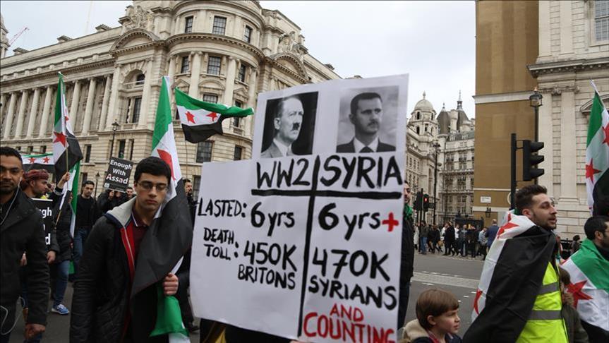 Во Лондон се одржа марш за Сирија