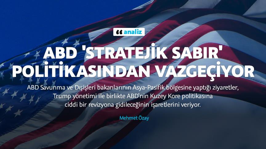 ABD 'stratejik sabır' politikasından vazgeçiyor