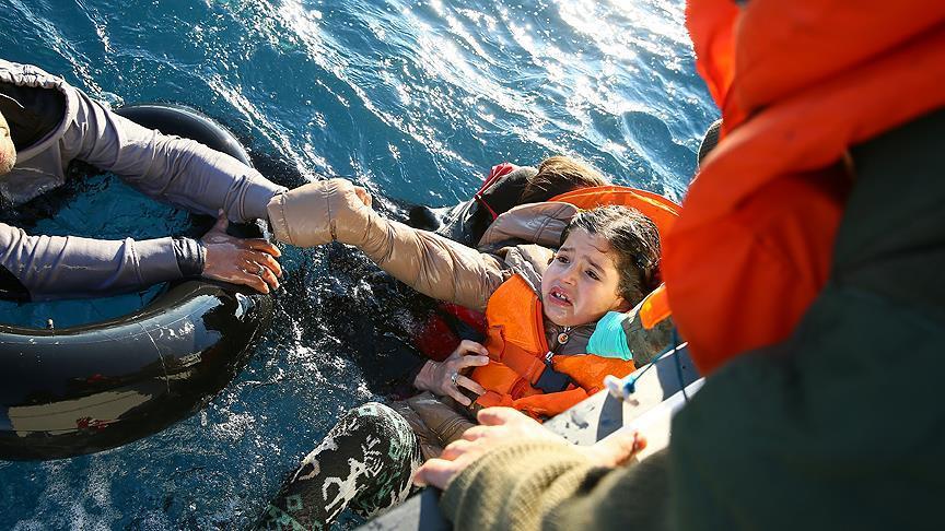 Huge drop in migrant numbers taking Aegean route
