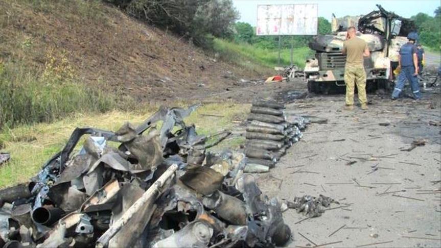 Ukraine hints at 'sabotage' over ammunition blast