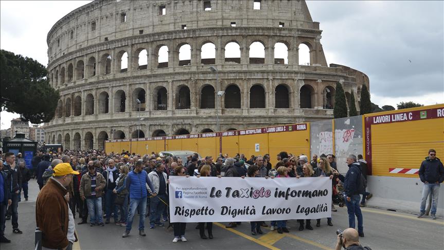 Itali, taksistët në grevë