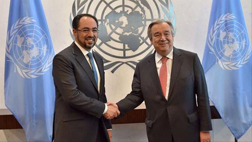 دیدار وزیر خارجه افغانستان با دبیرکل سازمان ملل در نیویورک