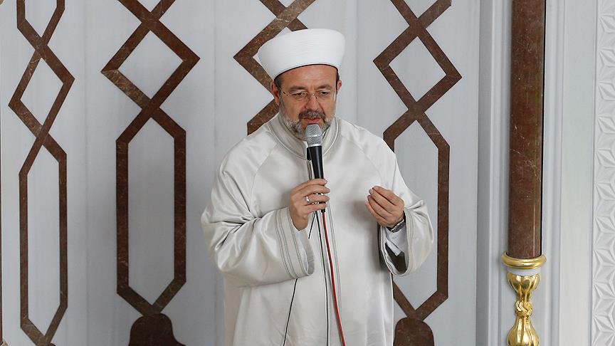 Diyanet İşleri Başkanı Görmez'den cuma hutbesi