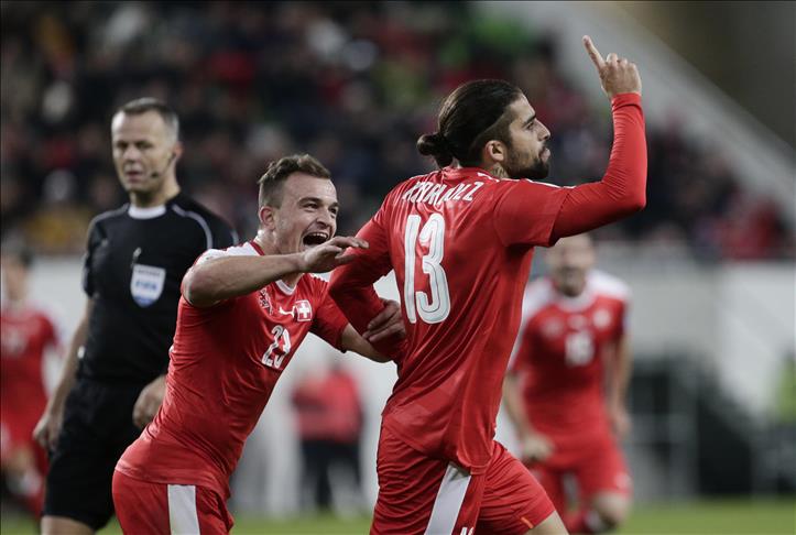 CM 2018/ Eliminatoires - Zone Europe - 5ème journée Groupe B / Suisse - Lettonie : 1-0