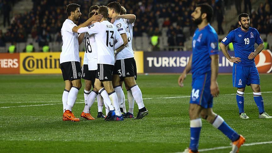 Сборная Азербайджана уступила Германии: 1-4