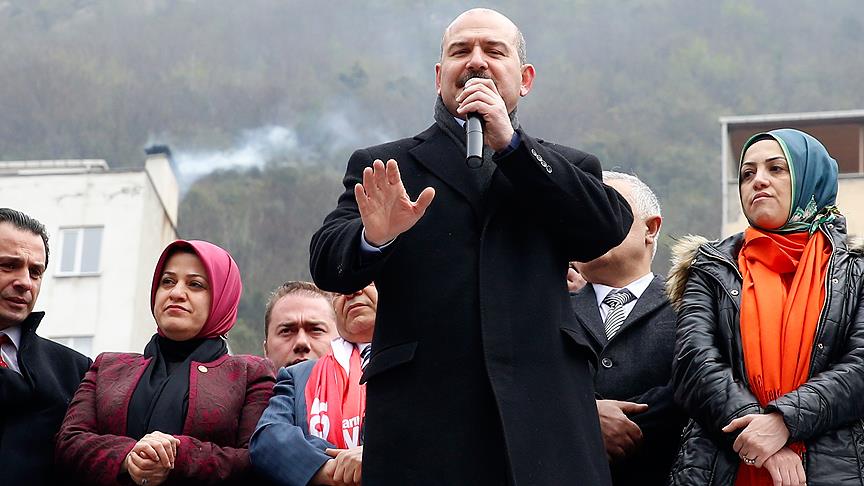İçişleri Bakanı Soylu: Evlatlarımız 'PKK’yı bitireceğiz' diye haykırıyor