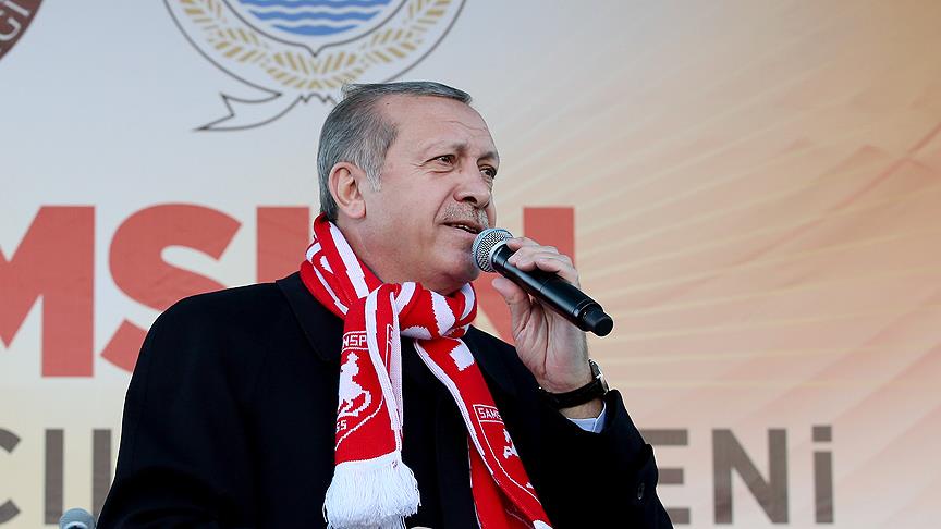 Cumhurbaşkanı Erdoğan: Kıytırık pankart mı bizi yolumuzdan döndürecek